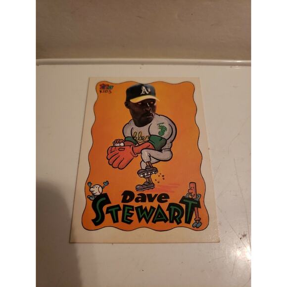 Dave Stewart 1992 Topps Kids #117 - Oakland Athletics - MLB - Picture 1 of 3